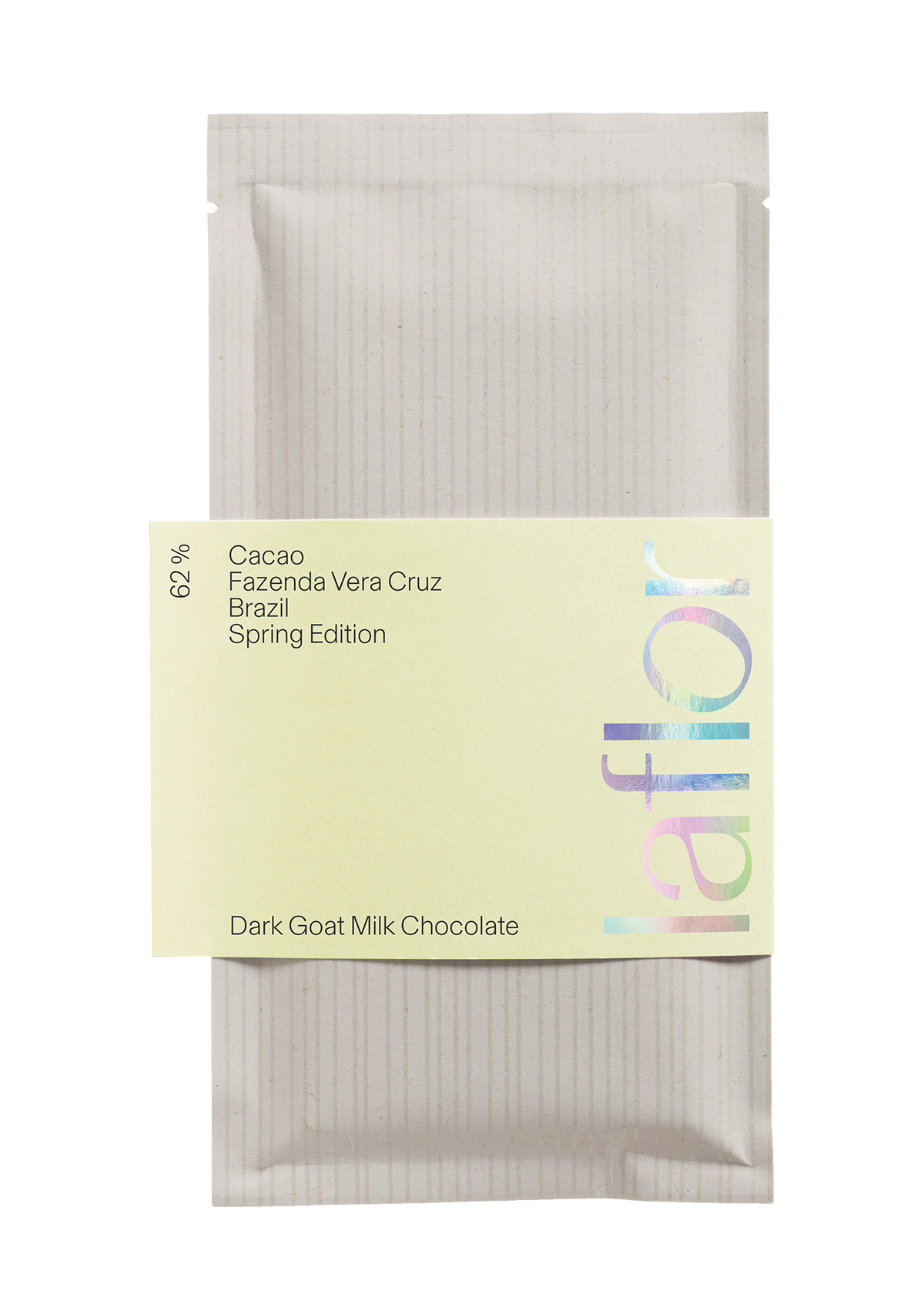 Fazenda Vera Cruz, Brazil, 62% Cacao, Goat Milk Chocolate. Spring edition.