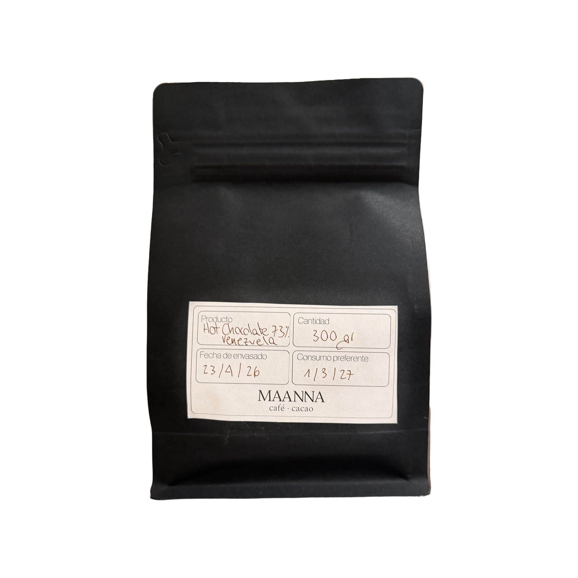 Hot Chocolate, Hacienda San Cayetano, 73%, Venezuela, Dark Drinking Chocolate.