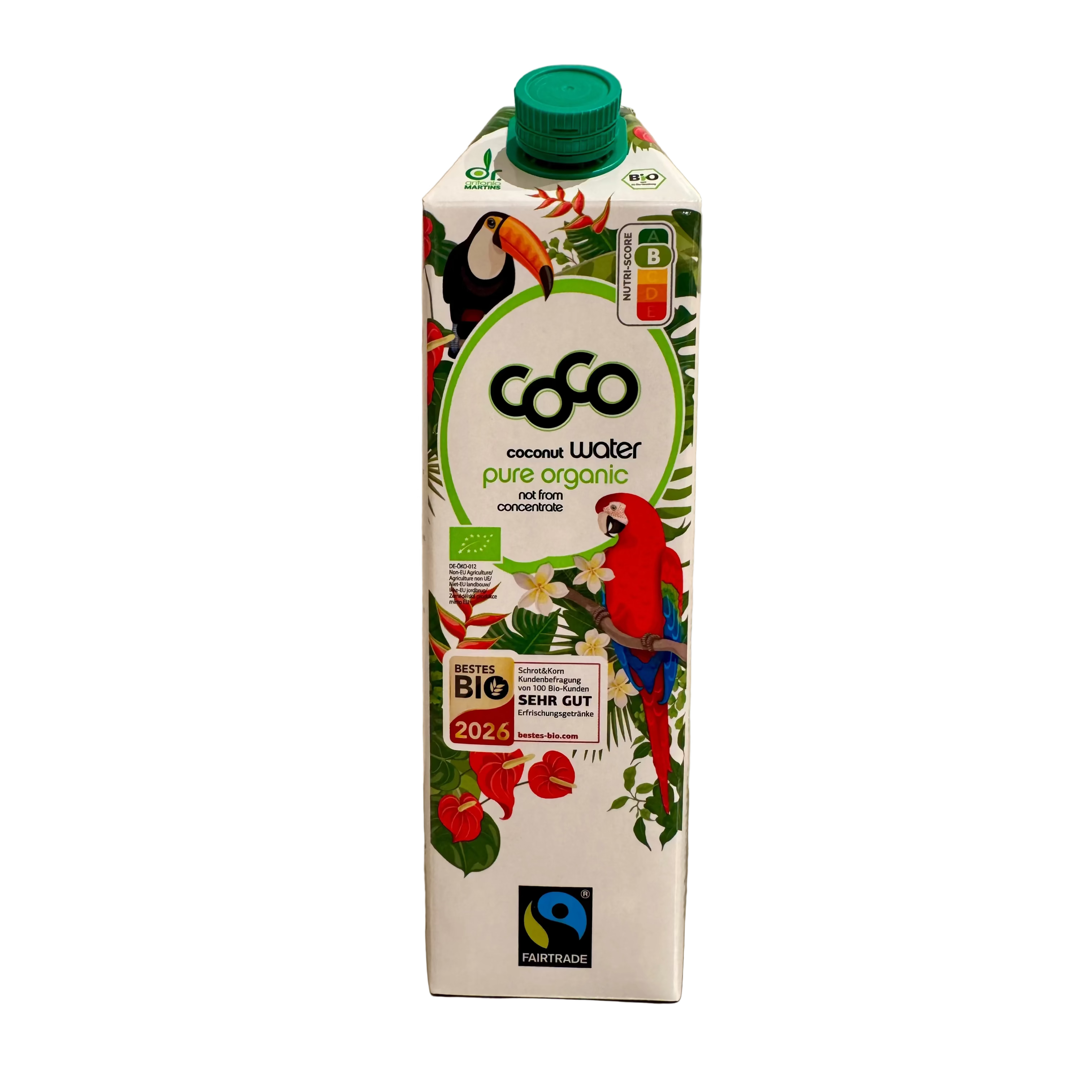 Organic coconut water. Agua de coco ECO.