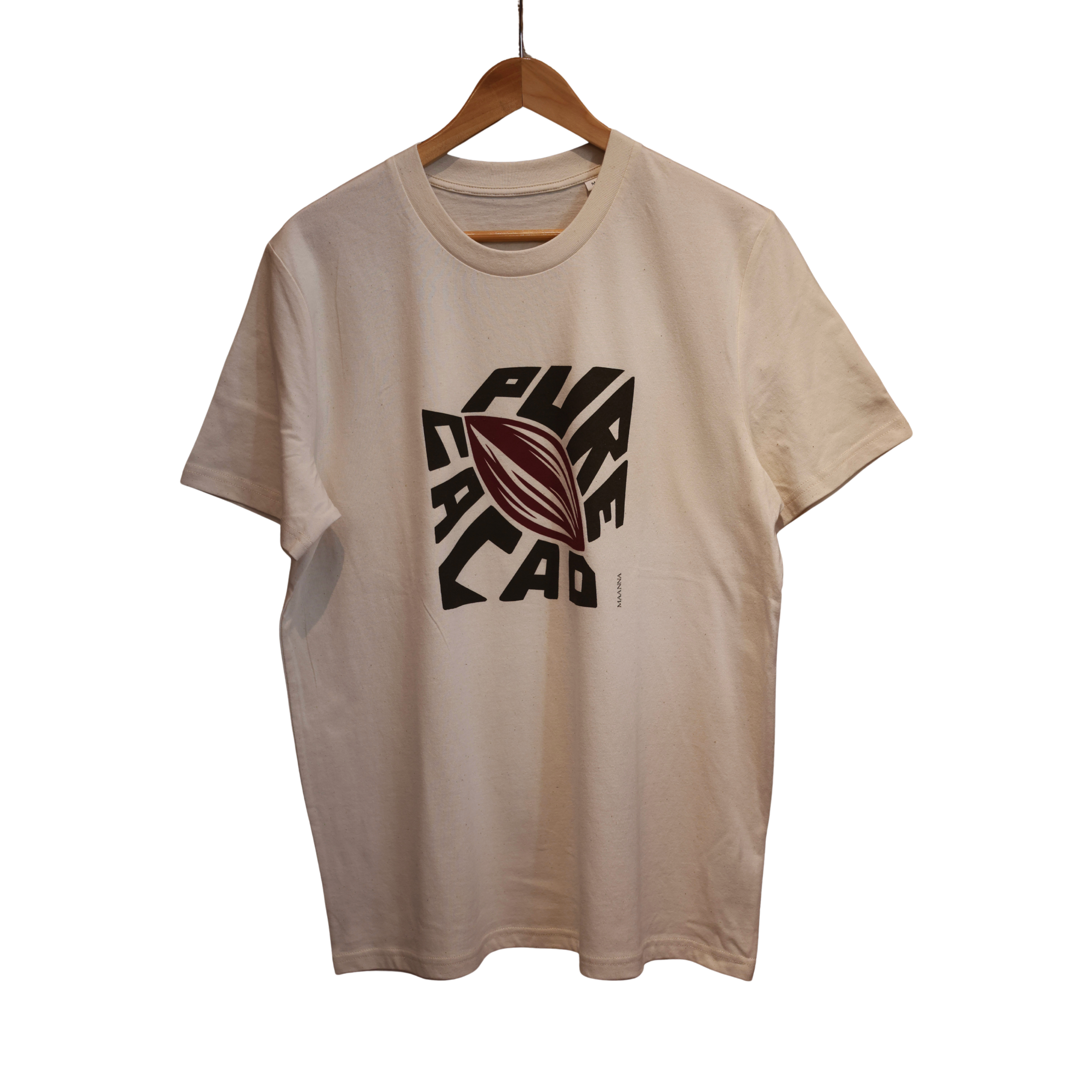 PURE CACAO by Maanna t-shirt. Organic cotton.